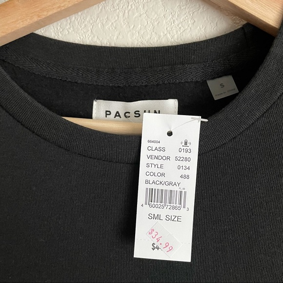 Pacsun Colorblock Geometric Sweatshirt Men’s Small - Picture 2 of 6